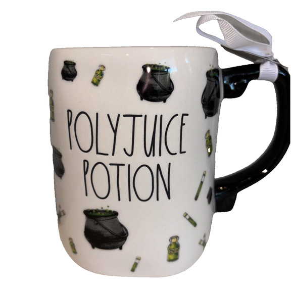 Rae Dunn Harry Potter Polyjuice Potion Ceramic Coffee Mug Cauldron All Over - Picture 1 of 4